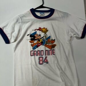 Disney VINTAGE Grad Nite 84 Tshirt SMALL